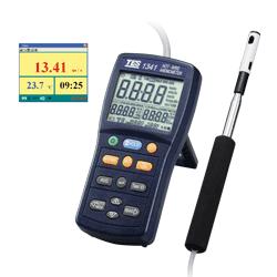 臺灣泰仕TES-1340與1341熱線式風速儀 規格、型號、價格及相關儀器推薦